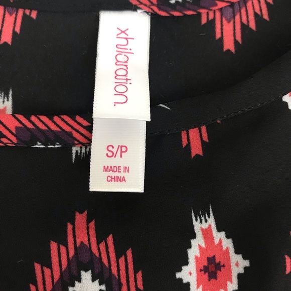 2 for $20 Xhilaration Sleeveless Black Red Dress S - Picture 6 of 7